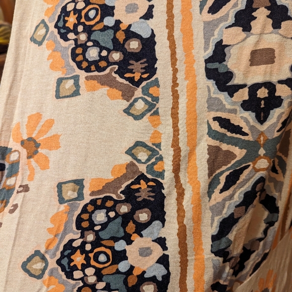 Anthropologie Meave boho Paisley stretch pixie skirt - Picture 6 of 7